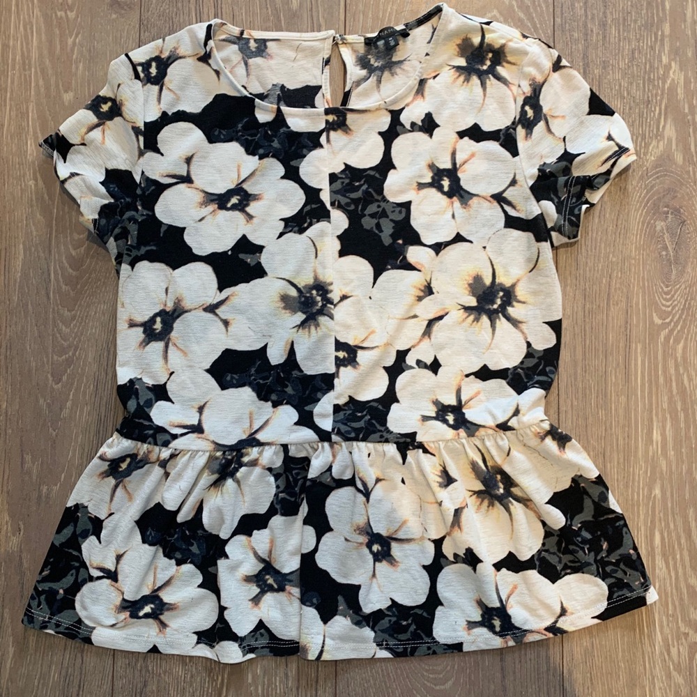 Floral A Line Tee